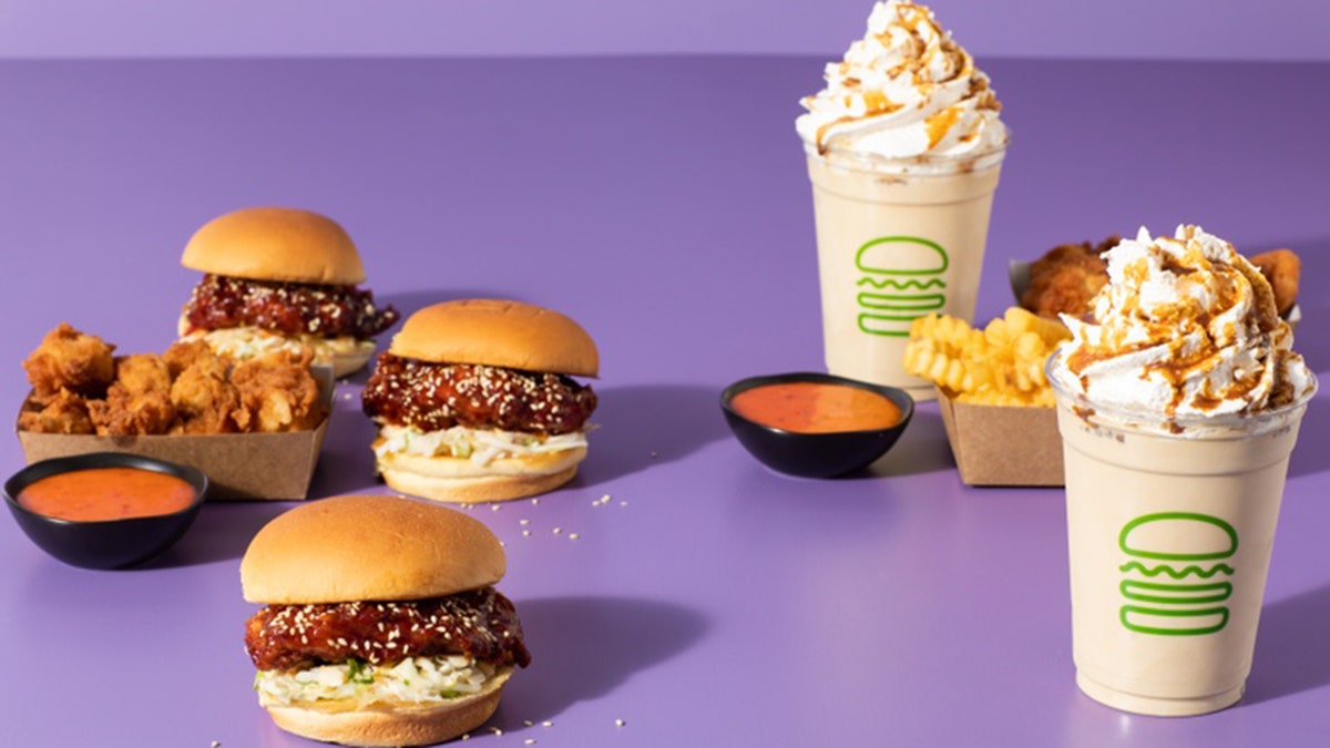 Shake Shack's new?Korean-style Fried Chick’n sandwich.