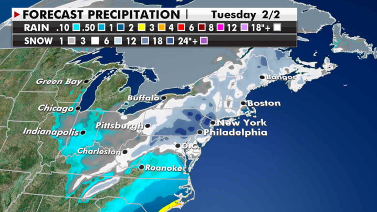 Major Snowstorm Hits Northeast, Up To 24 Inches Of Snow Predicted For ...