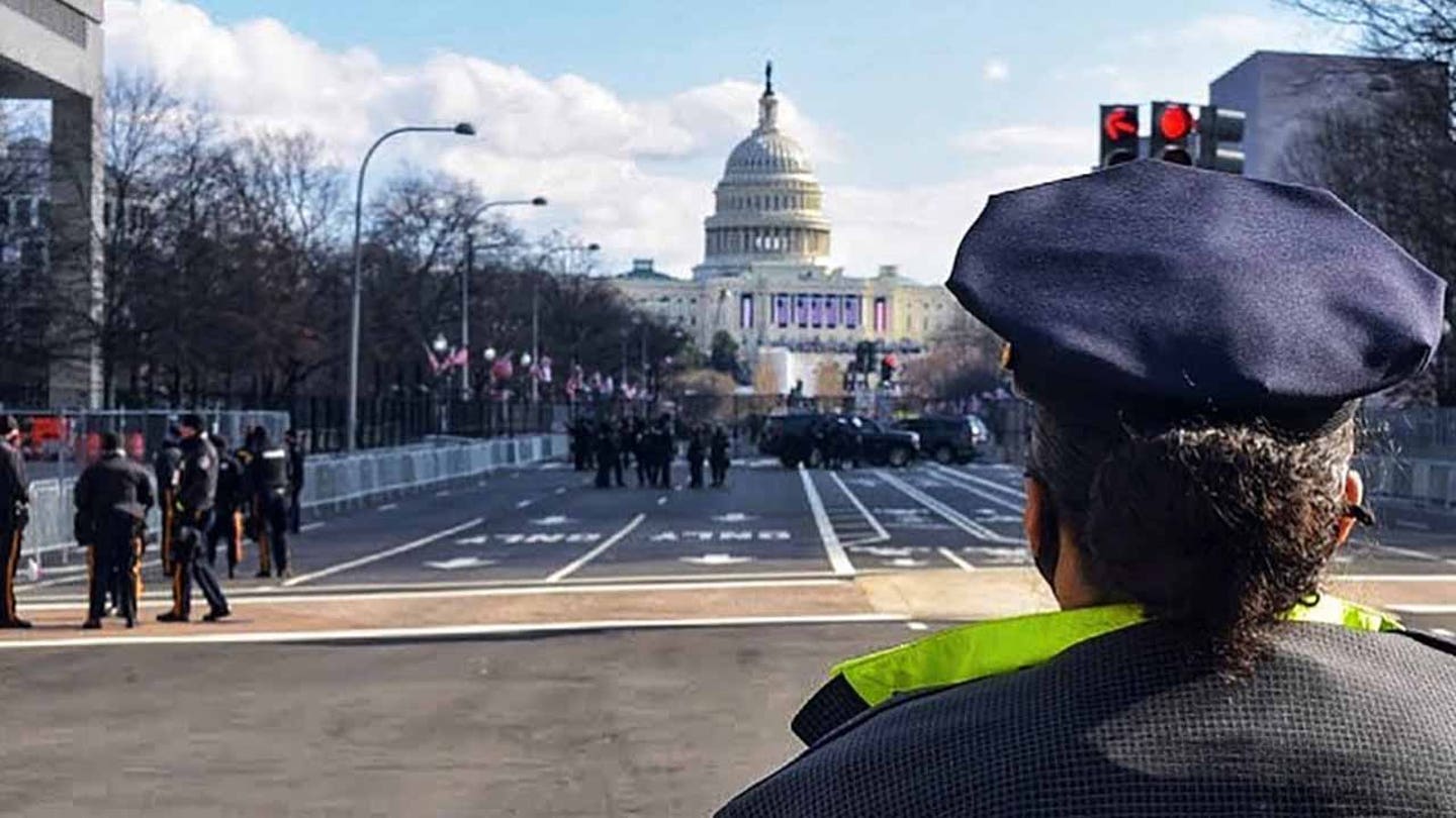 dc metro police in dc on jan 22
