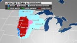 A winter storm is forecast for the Upper Midwest.