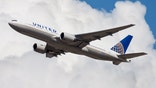2013: United Airlines Boeing 777-200 N775UA passenger plane departure at Frankfurt Airport