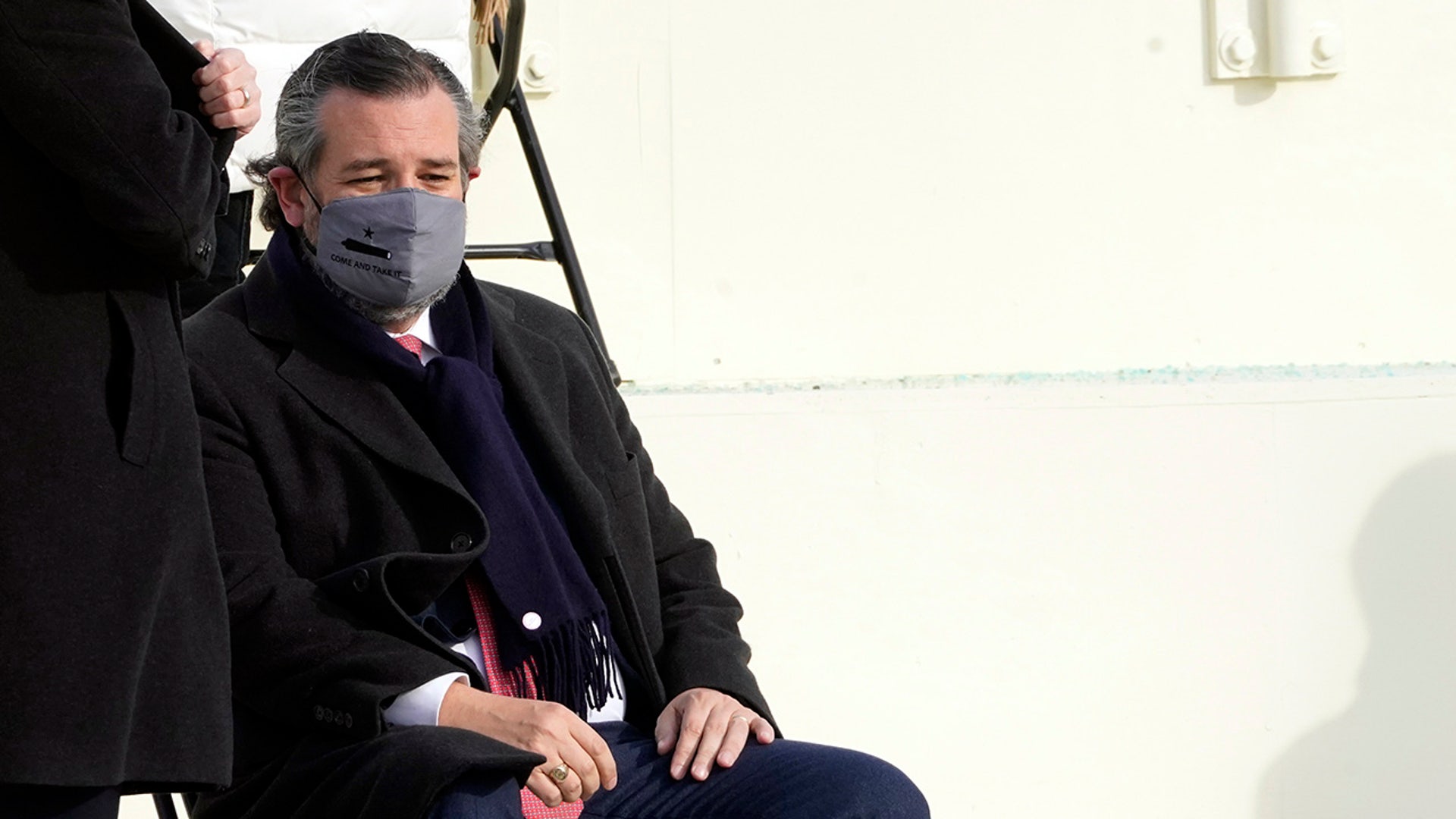 Sen. Ted Cruz, R-Texas, arrives for the inauguration of President-elect Joe Biden during the 59th Presidential Inauguration at the U.S. Capitol in Washington, Wednesday, Jan. 20, 2021.
