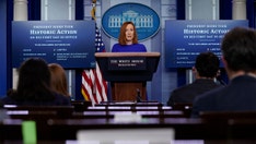 Reporters repeatedly ask Psaki whether Biden will change Trump's Air Force One color scheme