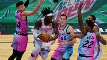 Heat go on 20-0 run, roll past Thunder 118-90