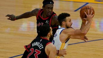 Warriors hold off Raptors 106-105 on off night by Curry
