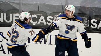 Kyrou leads Blues' quick start in 6-1 rout of Ducks