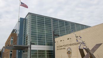 Tacoma protest: Dozens gather where police cruiser hit pedestrians, light fires, damage buildings