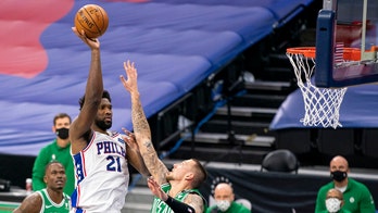 Embiid scores 42, leads 76ers past Celtics 117-109