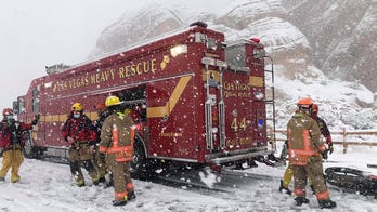 Las Vegas fire crews rescue hiker injured on 300-foot mountain during ‘white out’ snowstorm