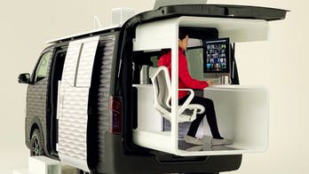 Nissan designs mobile office van for 'work from home' age