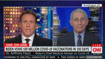 Chris Cuomo rips CNN's own report on Biden WH 'starting from scratch' on vaccine rollout: 'No, they're not!'