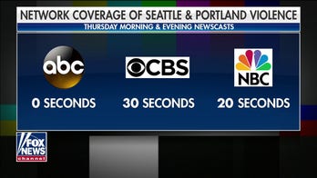 Broadcast networks barely mention post-Biden inauguration Antifa riots in Portland, Seattle