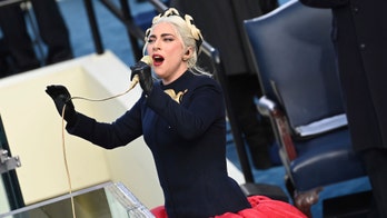 Lady Gaga's inauguration dress compared to 'Hunger Games' outfit