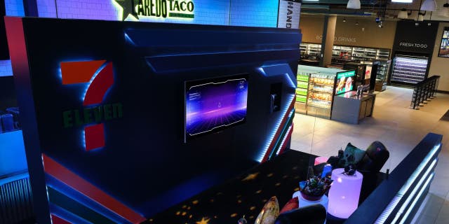 Two Dallas gamers will be allowed to stay overnight at a 7-Eleven Evolution Store in February before the location opens to the public. (7-Eleven)