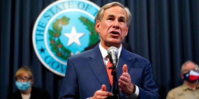 Texas Gov. Greg Abbott speaks during a news conference where he provided an update to Texas' response to COVID-19, Thursday, Sept. 17, 2020, in Austin, Texas. (AP Photo/Eric Gay)