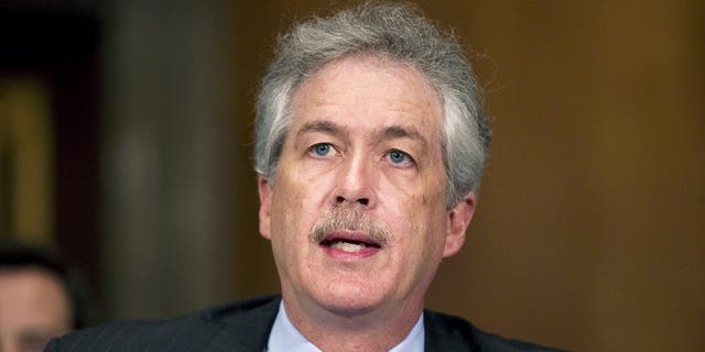In this file of May 24, 2011, William Burns testified at Capitol Hill in Washington before the Senate Foreign Relations Committee hearing on his appointment as Deputy Secretary of State.  (AP Photo / Evan Vucci, file)