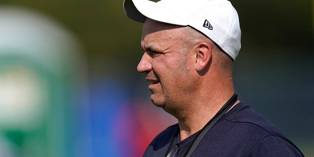 In this Aug. 21, 2020, file photo, Houston Texans coach Bill O'Brien watches during an NFL football training camp in Houston. Alabama has hired former Texans coach O'Brien as offensive coordinator and quarterbacks coach. Crimson Tide coach Nick Saban announced the hiring on Thursday, Jan. 21, 2021. O'Brien is replacing Steve Sarkisian, who left to become head coach of the Texas Longhorns after the national championship game. 
