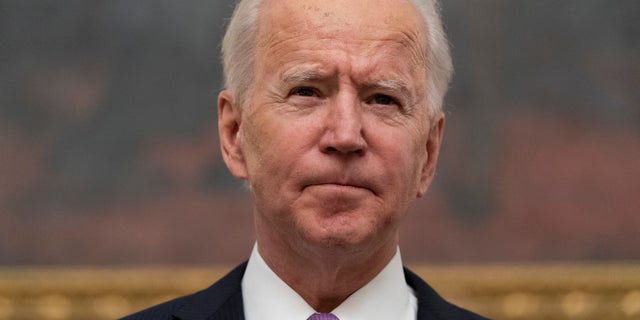 President Joe Biden speaks about the coronavirus in the State Dining Room of the White House, Thursday, January 21, 2021, in Washington.  Amazon has offered to help the new administration distribute coronavirus vaccines.  (AP Photo / Alex Brandon)