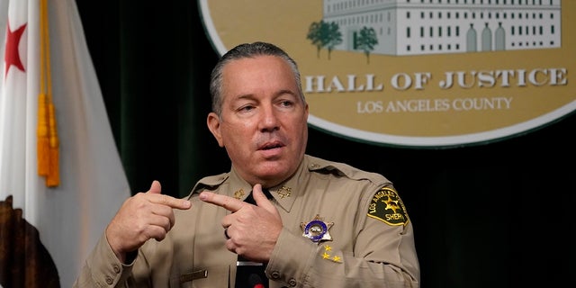 In this September 17, 2020 file photo, Los Angeles County Sheriff Alex Villanueva comments on the shooting of Dijon Kizzee, 29, who was killed by lawmakers following a scuffle, at a conference release at the Hall of Justice in downtown Los Angeles.  The California Department of Justice has launched a civil rights investigation to determine whether the Los Angeles County Sheriff's Department has engaged in an unconstitutional policing model or practice, the attorney general has said of California Xavier Becerra Friday January 22, 2021 (AP Photo / Damian Dovarganes, file)