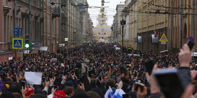 Calls grow for sanctioning Putin allies amid rare protests in Russia - Fox News