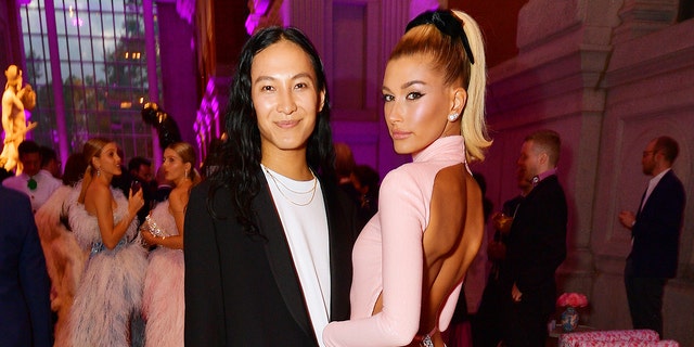 Alexander Wang and Hailey Bieber attend the 2019 Met Gala on May 06, 2019 in New York City. (Matt Winkelmeyer/MG19/Getty Images for The Met Museum/Vogue)