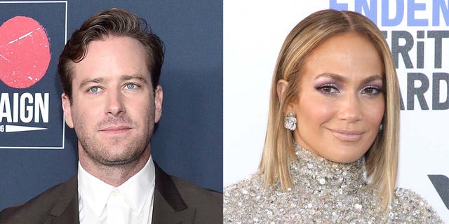 Armie Hammer (left) was scheduled to star in 'Shotgun Wedding' alongside Jennifer Lopez, but Fox News has learned the role will be recast.