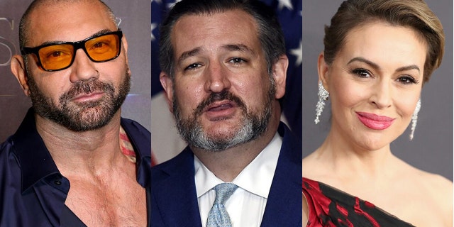 Dave Bautista en Alyssa Milano het ondersteuners versoek om 'n petisie te onderteken waarin gevra word dat Ted Cruz uit die Senaat geskors word..