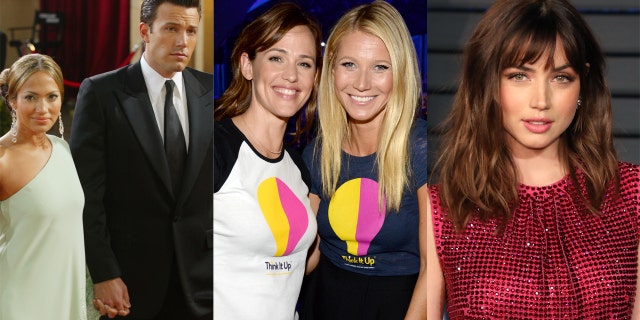 Ben Affleck was romantically involved with several of his co-stars, such as Jennifer Lopez, Jennifer Garner, Gwyneth Paltrow and Ana de Armas.