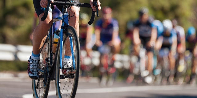 Belgian cyclist Tara Gins, who is not pictured, claims she’s been banned from joining a men’s team after posing for a sexy Playboy shoot.