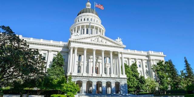 California State Capitol building in Sacramento, California.