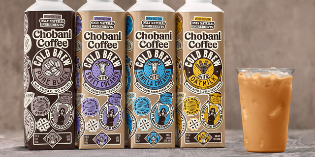 Chobani is launching four new cold brew coffee products. (Chobani).