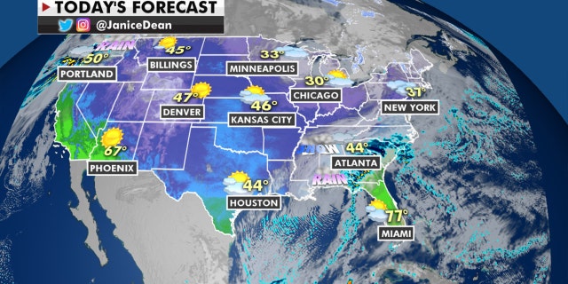 Forecast for Jan. 11, 2021. (Fox News)