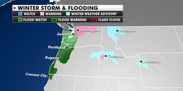 Flood watches and warnings, Jan. 12, 2021.