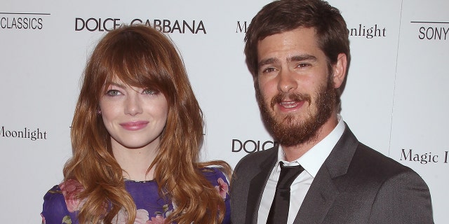 Emma Stone and Andrew Garfield met on the set of 'The Amazing Spider-Man.' (Photo by Jim Spellman/WireImage)