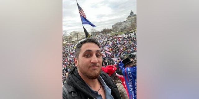 Samuel Fisher, 35, was arrested Wednesday for his alleged role in the deadly Jan. 6 riot inside the U.S. Capitol.