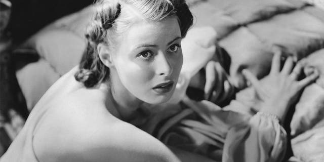 Actress Ingrid Bergman in a scene from the movie "On the Sunny Side."