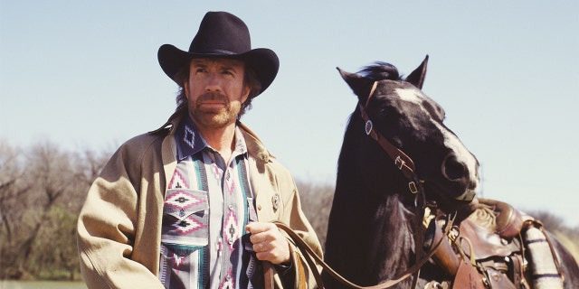 Chuck Norris as Cordell Walker on "Walker, Texas Ranger."