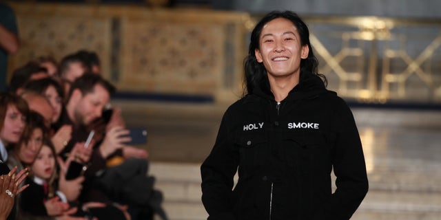 Alexander Wang walks the runway during the Alexander Wang show as a part of Fall 2016 New York Fashion Week at St. Bartholomew's Church in February 2016 in New York City. (Antonio de Moraes Barros Filho/FilmMagic)