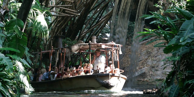 The original Jungle Cruise ride opened at Disneyland in 1955.