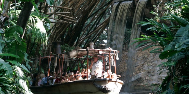 The original Jungle Cruise ride opened at Disneyland in 1955.