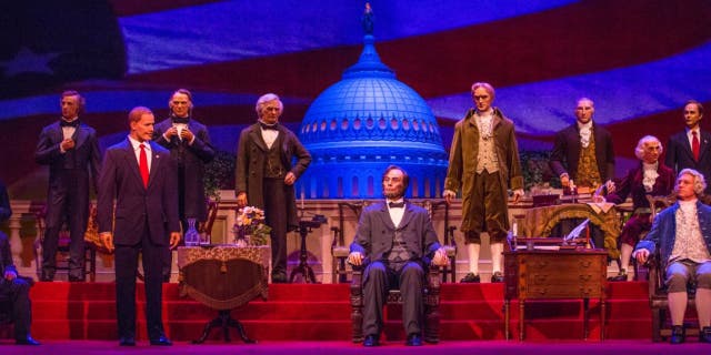 The Hall of Presidents was listed as being "closed for refurbishment" Wednesday.
