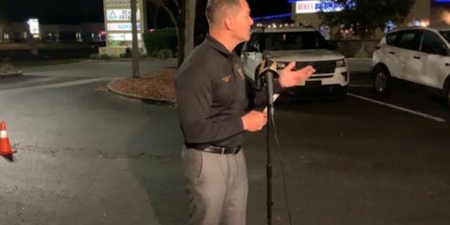 Hillsborough County Sheriff Chad Chronister speaks during a press conference Monday.