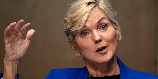 Energy Secretary Jennifer Granholm speaks during her Senate confirmation hearing in January 2021.