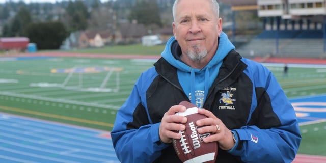 Former Bremerton, Washington high school football coach Joe Kennedy.