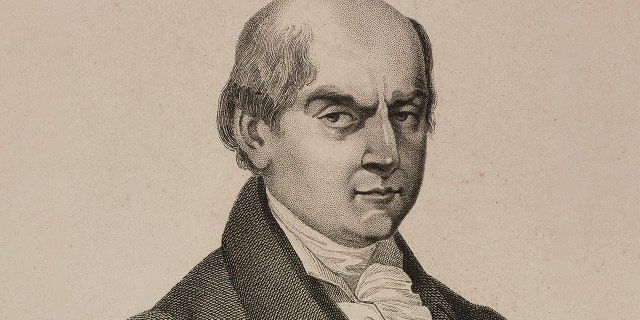 Portrait of John Adams (1735-1826), American politician, United States of America, engraving by Vernier from Etats-Unis d'Amerique, by Roux de Rochelle, L'Univers Pittoresque, published by Firmin Didot Freres, Paris, 1837.