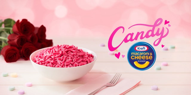 Kraft Mac & Cheese is launching a limited-edition macaroni and cheese dish that will include a "candy flavor packet" that turns its noodles pink and adds a sweet flavor. (The Kraft Heinz Foods Company)