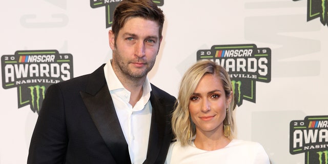 Jay Cutler and Kristin Cavallari posed for a photo together almost nine months after announcing their split. (Getty Images)