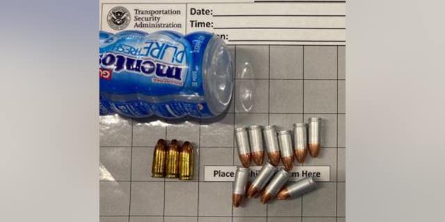Bullets cannot be packed in carry-on bags, according to the TSA. (Transportation Security Administration)