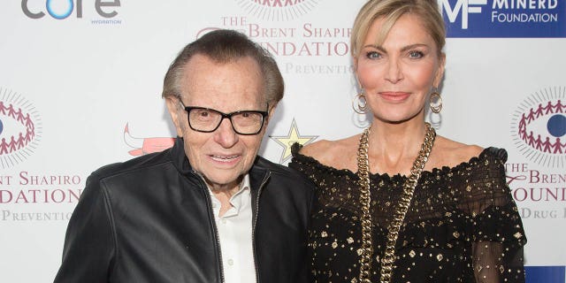 Larry King (L) and Shawn King arrive for The Brent Shapiro Foundation Summer Spectacular on September 7, 2018 in Beverly Hills, California.