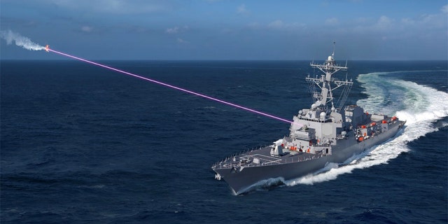 Artist's impression of Lockheed Martin’s HELIOS system. (Image courtesy of Lockheed Martin)